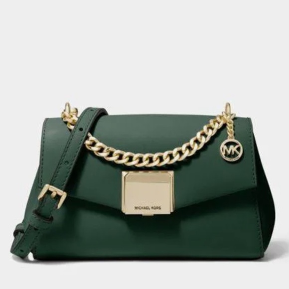 Michael Kors Handbags - Michael Kors: Lita Medium Leather Crossbody Bag